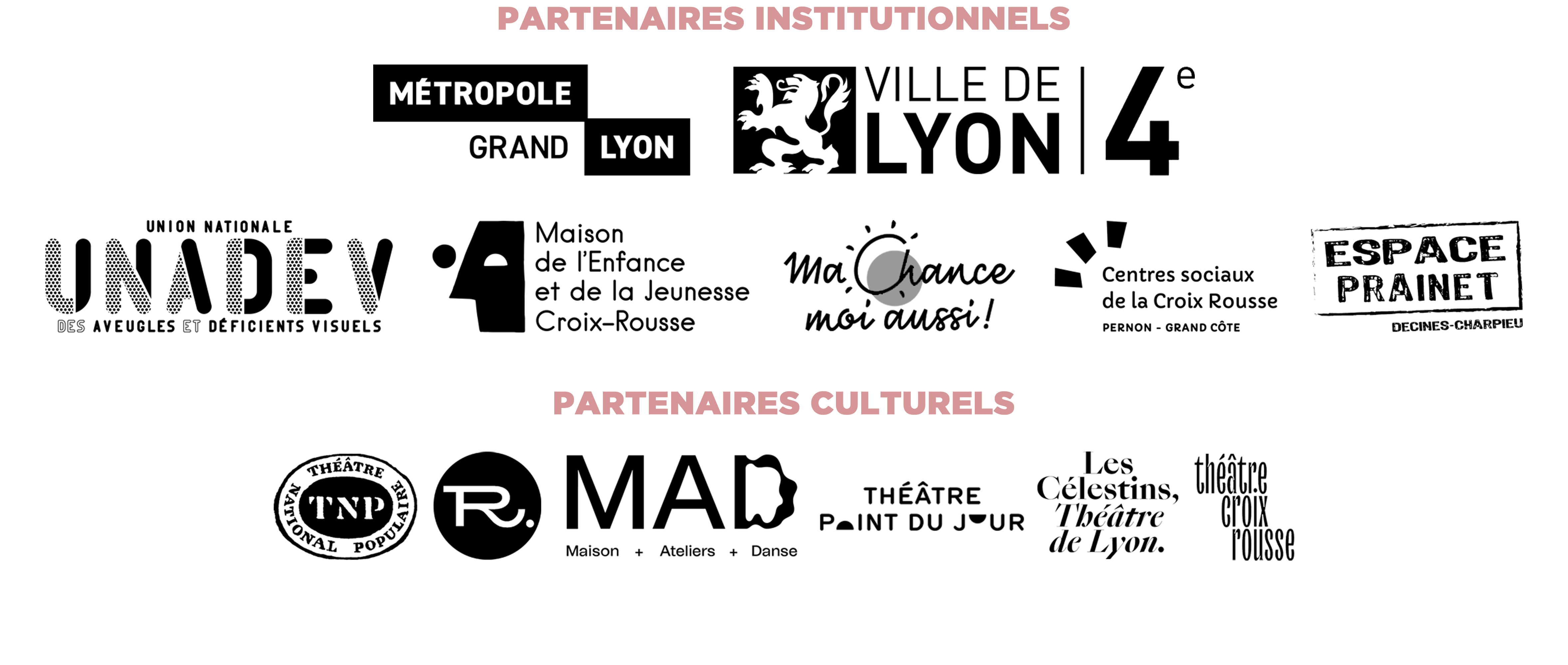 Partenaires de la compagnie Larsen Affect